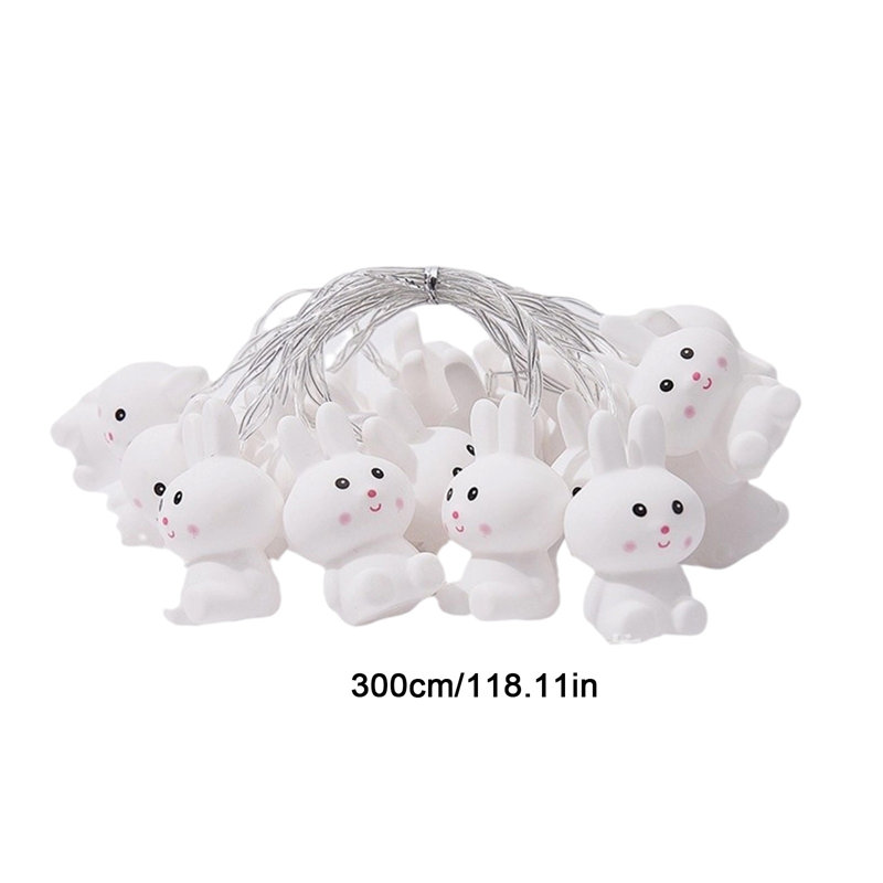 Guirlande de lumières décoratives sur le thème de Pâques, C