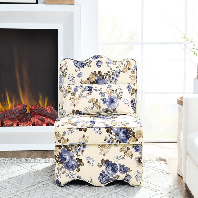 Chaise de salle à manger en flanelle bleue, non, avec coussin assorti - bleu, spacieux et élégant, avec coussin
