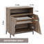 Armoire de rangement avec portes et tablettes - Buffet moderne avec rangement-684880866