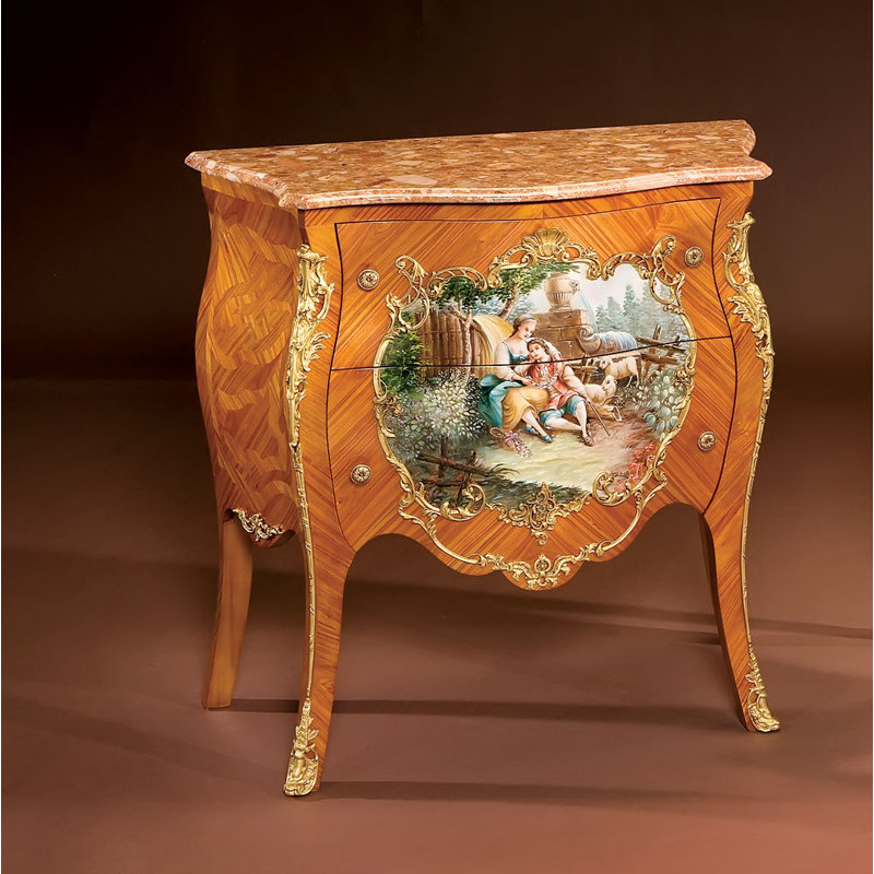 Commode décorative 2 tiroirs