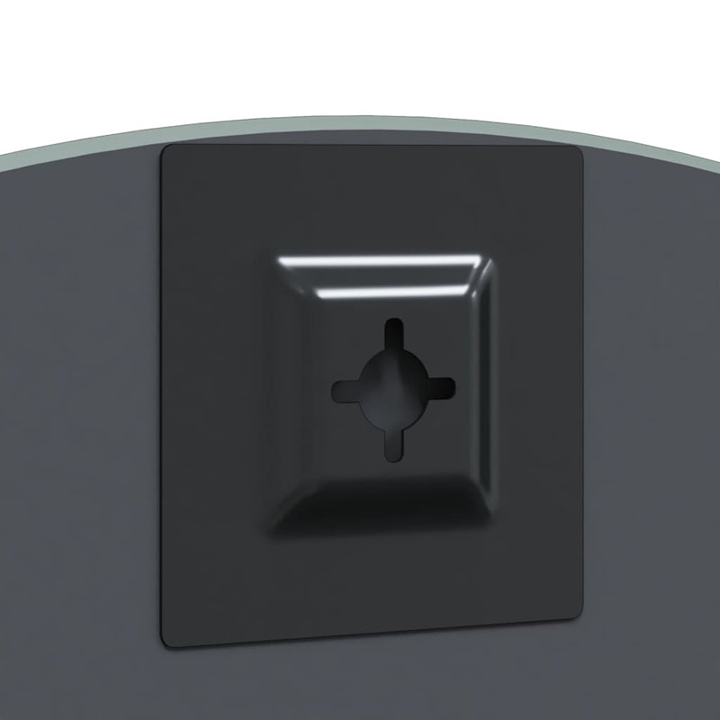 No Square Mirror, 30 cm H x 30 cm W