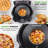 Nutrichef Countertop Pizza Maker - Electric Pizza Oven With Temperature Controls, Window And Thermometer (Black)-116312540