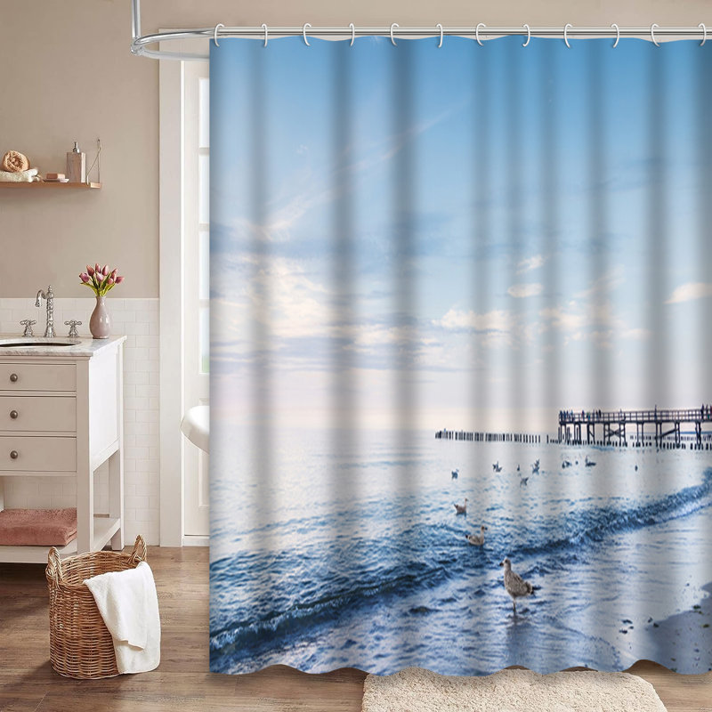 Rideau de douche Calm Sunset, 72" L x 84" W