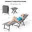 Ensemble de chaises longues inclinables 45 po avec table Cllgone-703205133-703205135