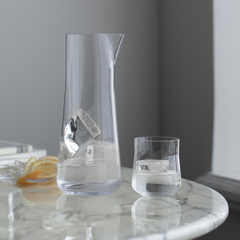 2 - Piece Crystal Carafe Set, Clear