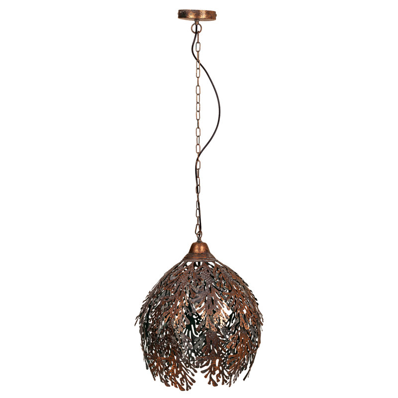 Theodis 1 - Light Gold Bowl Pendant