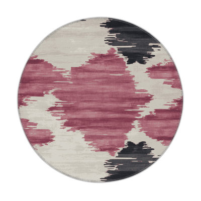 Watercolor Gray Indoor and Outdoor Area Rug