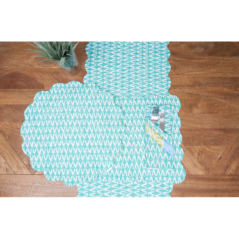Surfside Sound Cotton Nautical Design Beach House Rectangle Table Runner
