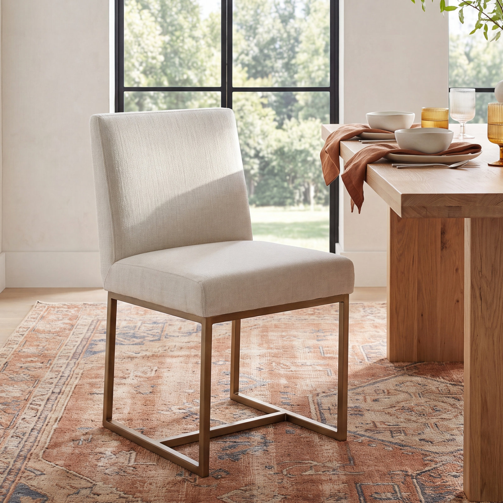 Donavan Linen Dining Chair