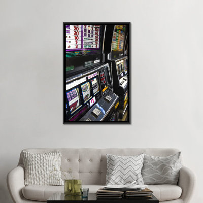 « aéroport international mccarran, las vegas, nevada », reproduction de photo sur toile tendue