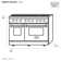 Gemstone™ KED 483 Series 48" 4.2 Cubic Feet Liquid Propane Freestanding Convection Range