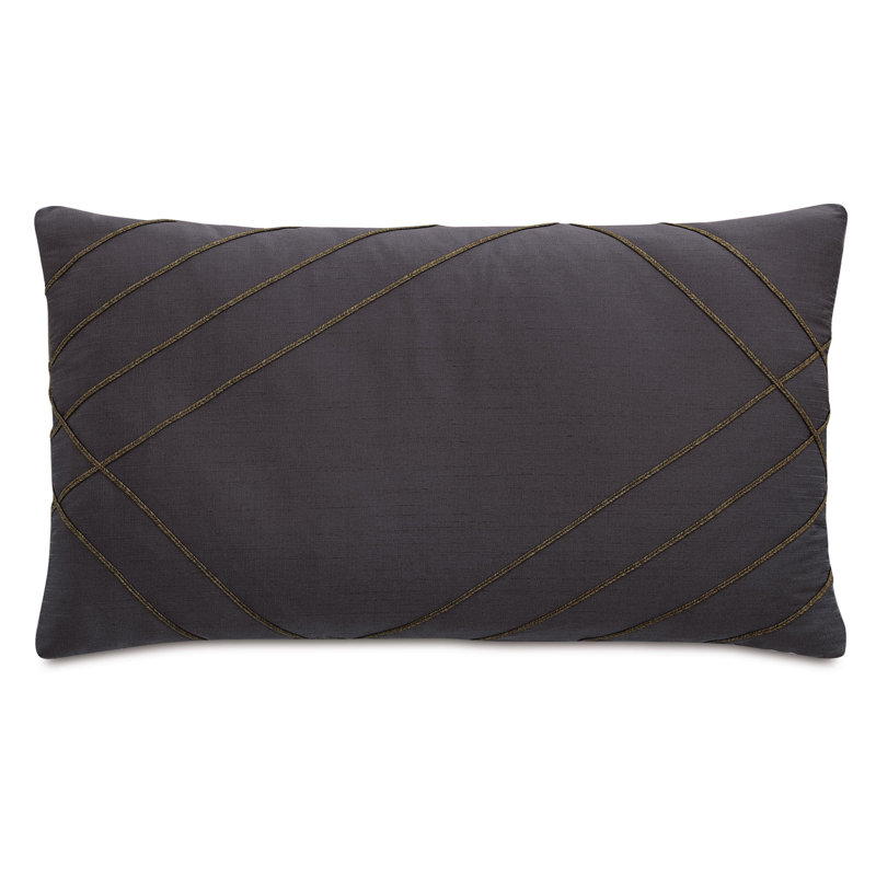 Housse de coussin rectangulaire et insert lombaire en mélange de coton Priscilla