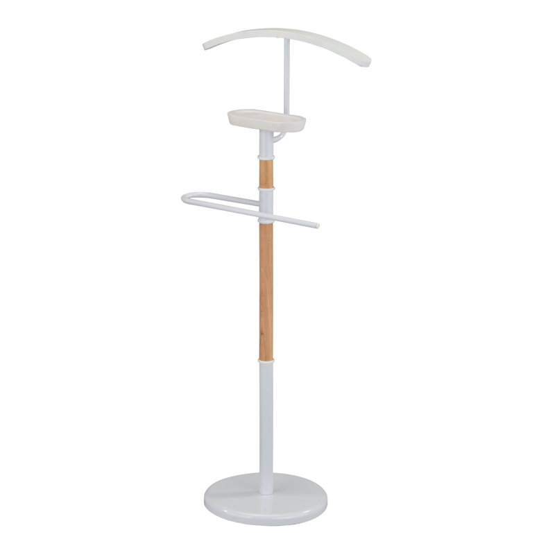 Omari Freestanding Valet Stand, White