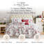Ensemble de literie surdimensionnée légère et réversible Merry and Bright-102595339