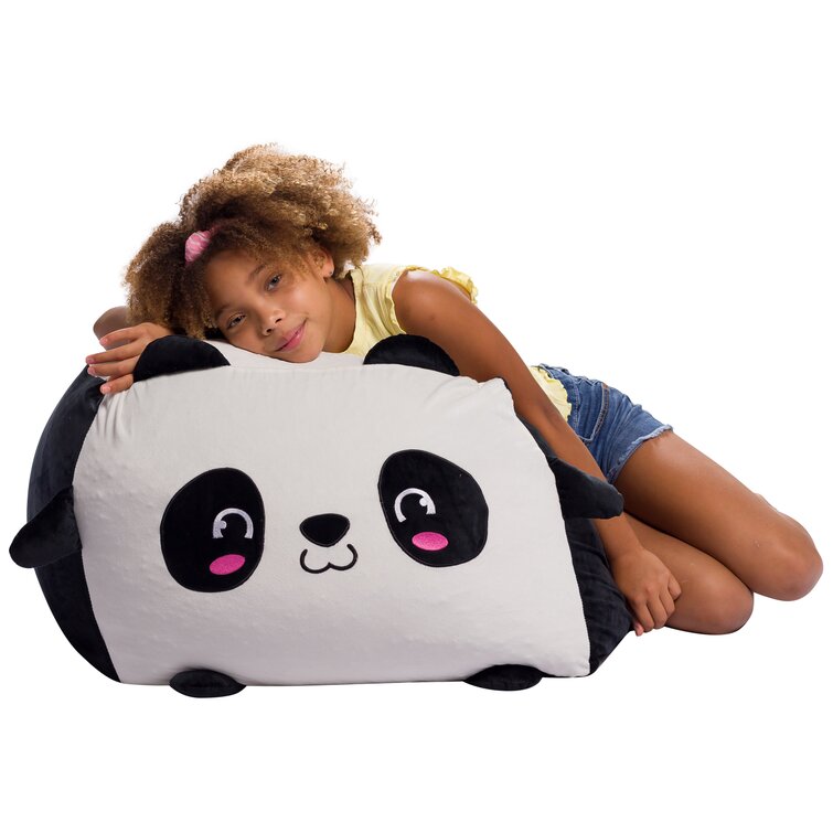 Cheer Collection Faux Fur Bean Bag and Stuffed Animal Storage Case - Cheer  Collection