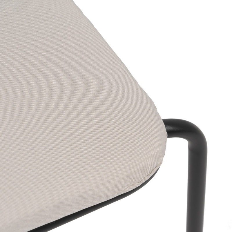 Raashida 42cm H Stacking Armchair in Black