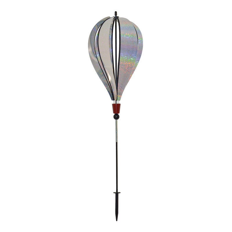 Coussin montgolfière 6 panneaux, Argent scintillant