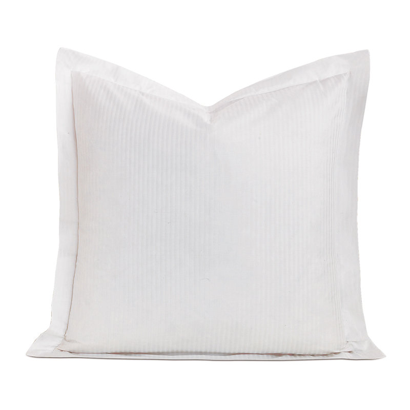 Emilio Cotton Pillow Sham, Euro, White