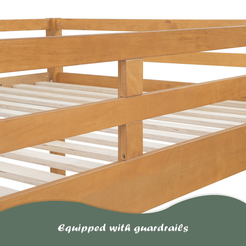 Grand lit superposé avec échelle, Bois