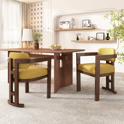 Chuang Upholstered Wood Dining Chairs