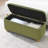 Flannelette Storage Ottoman bench