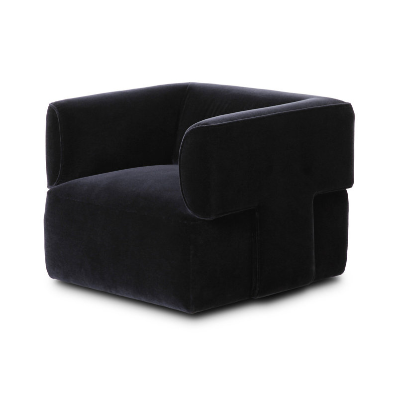 Pacey Swivel Chair-Dulane Mahogany, Monte Navy