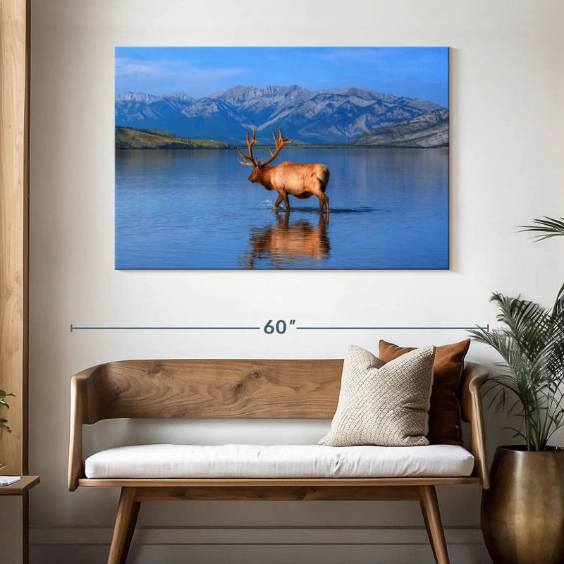 Jasper Lake Elk, 32" H x 48" W