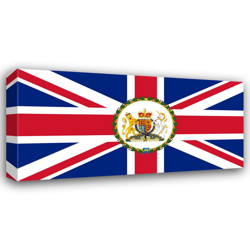 Enseigne de l'ambasseur britannique, H 20 po x l 40 po