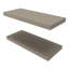Tablette flottante Dallas, salon, taupe