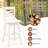 24.5" Counter Height Bar Chairs Swivel Bar Stools With Hollow Backrest-116059766-116059765
