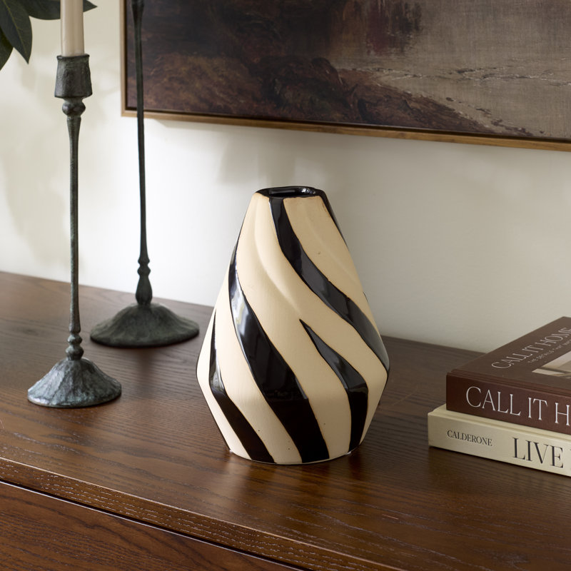 Vase en spirale H 8 "Zaro