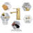 Derengge Singel Hole Bathroom Sink Faucet-100008341