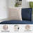 Wytheville Striped Cotton Reversible Throw Pillow