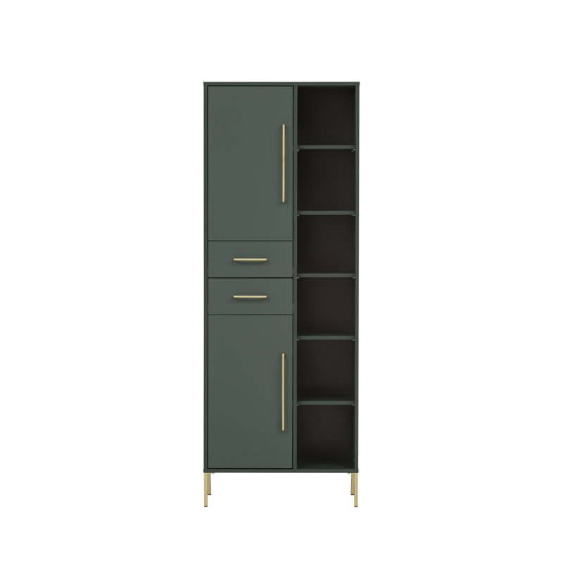 Bansil Bathroom Cabinet, Forest Green