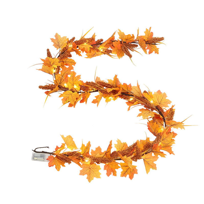 180cm Lighted Faux Garland with Lights