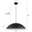 Luminaire suspendu 1 lumière Kensaku-1259229268