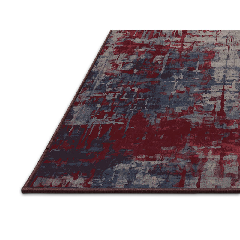 Tapis brun soyeux et moelleux, Carré 8 pi
