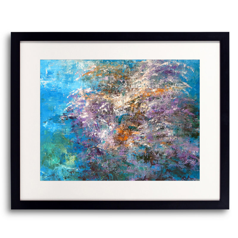 Floral Of Coral Print by Lisa Daniels, 17.25" H x 21.25" W