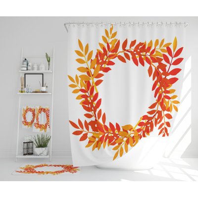 Nazayah Polyester Shower Curtain Set