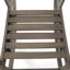 Chaise berçante d'extérieur en bois d'acacia avec panneau de pied rétractable, chaise berçante de patio à bascule