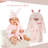 Plush Baby Ankle Bathrobe with Hood-86047757-86477756