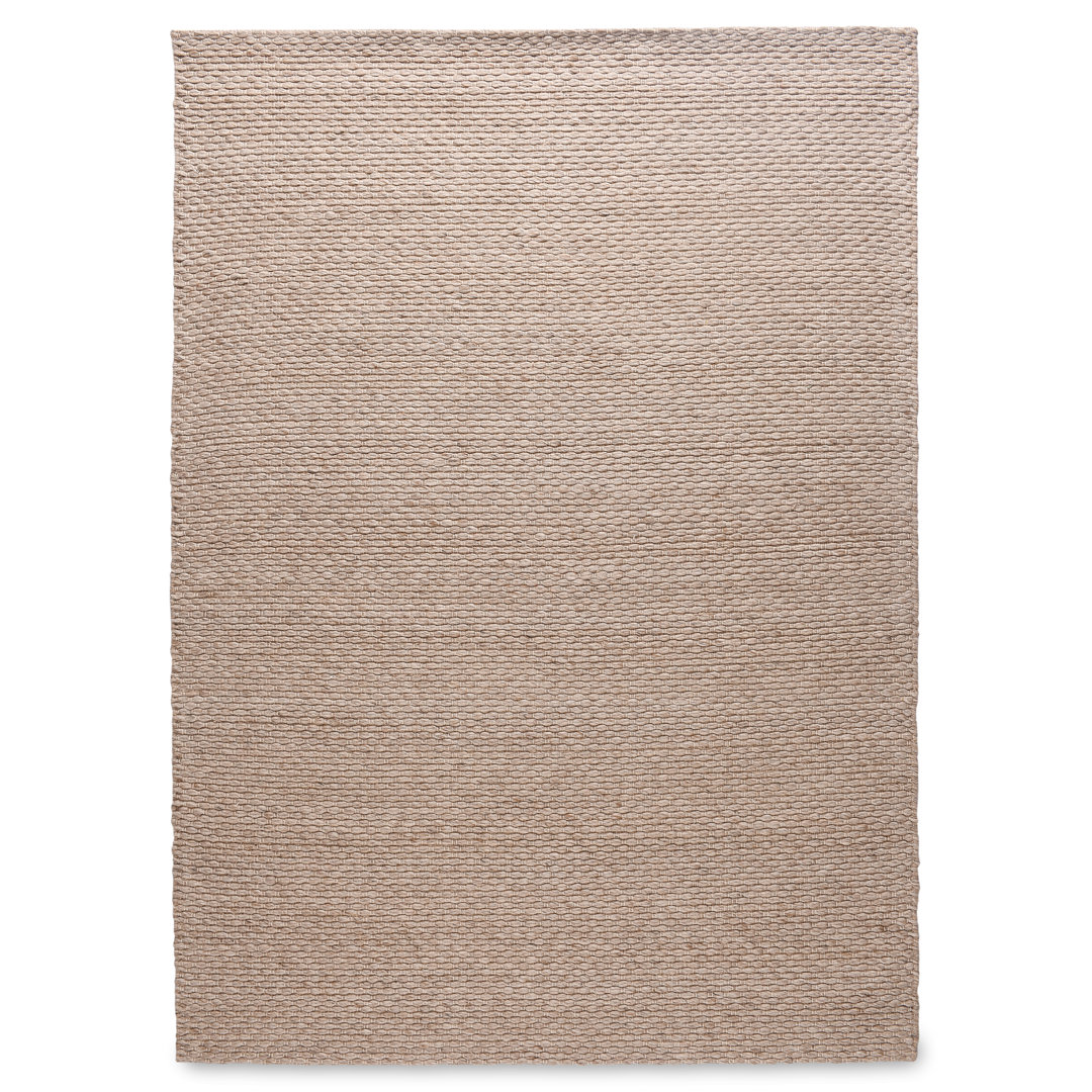 Teppich McKenna aus Wolle in Beige