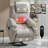 Up To 350 LBS Polyester Power Lift Recliner Chair, Heavy Duty Motion Mechanism With 8-Point Vibration Massage And Lumbar Heating, USB And Type-C Ports, Stainless Steel Cup Holders-1929604499
