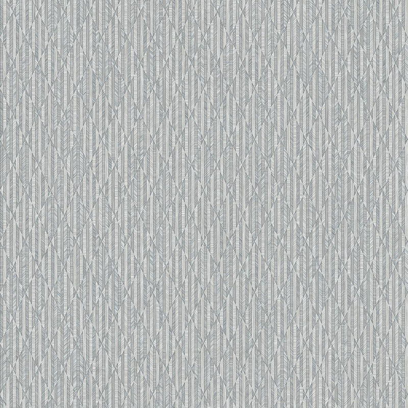 Papier peint moderne à losanges, Argent argent