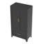 60? White Metal Wardrobe With 1 Drawer-1490928346