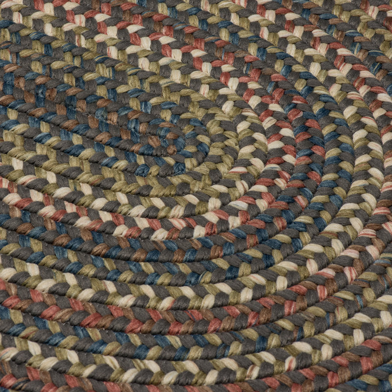 Tapis réversible Kipton - gris, Ovale 10 pi x 13 pi