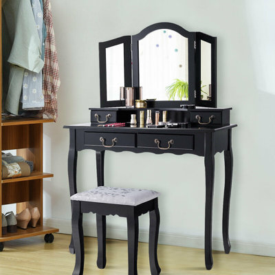 Ensemble de meuble-lavabo avec tabouret Garver