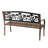 Metal Coneflower Bench