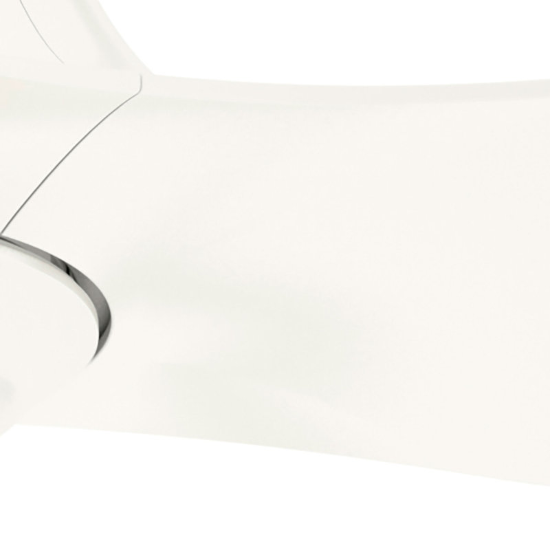 Casablanca 60 inch Stingray ENERGY STAR® Damp Rated Ceiling Fan with LED Light Kit and Handheld Remote, White, 60