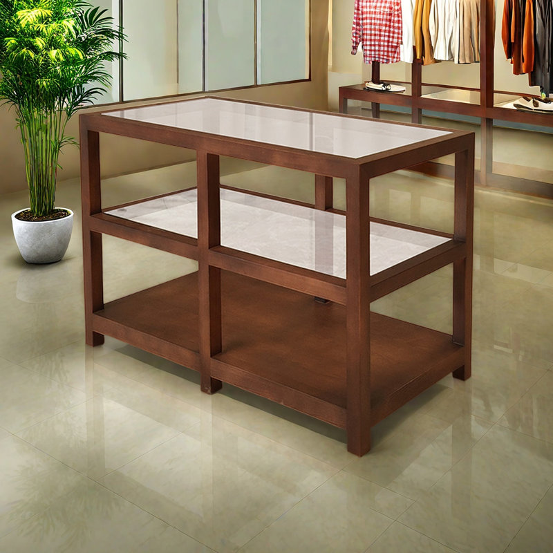 Vitrine de style chinois simple, H 31,49 po x l 62,99 po x P 23,62 po